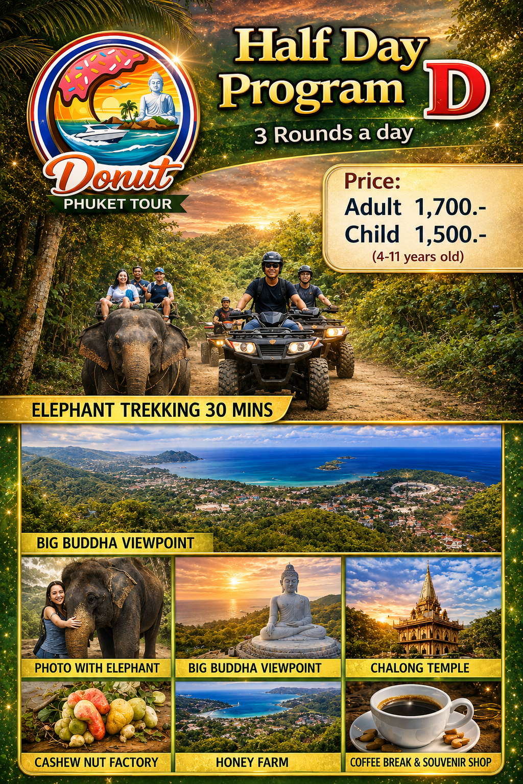 Half Day Program D - Elephant Trekking