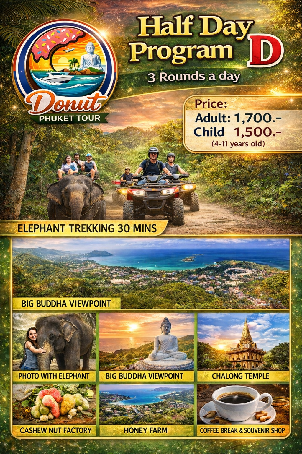 Half Day Program D - Elephant Trekking